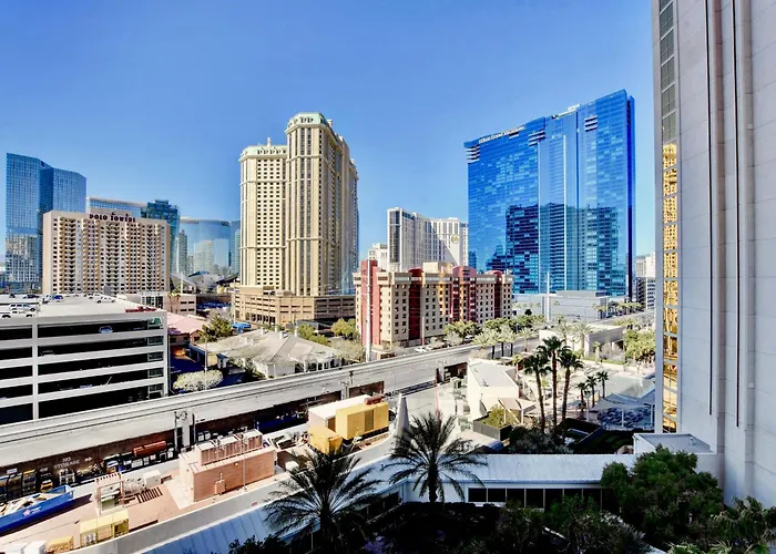 No Resort Fee - Balcony Strip Views, Pools & Parking